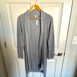Victoria Secret’s Gray/Silver Sequined Robe/Sweater NWT